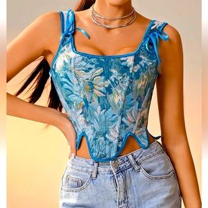 Blue Corset